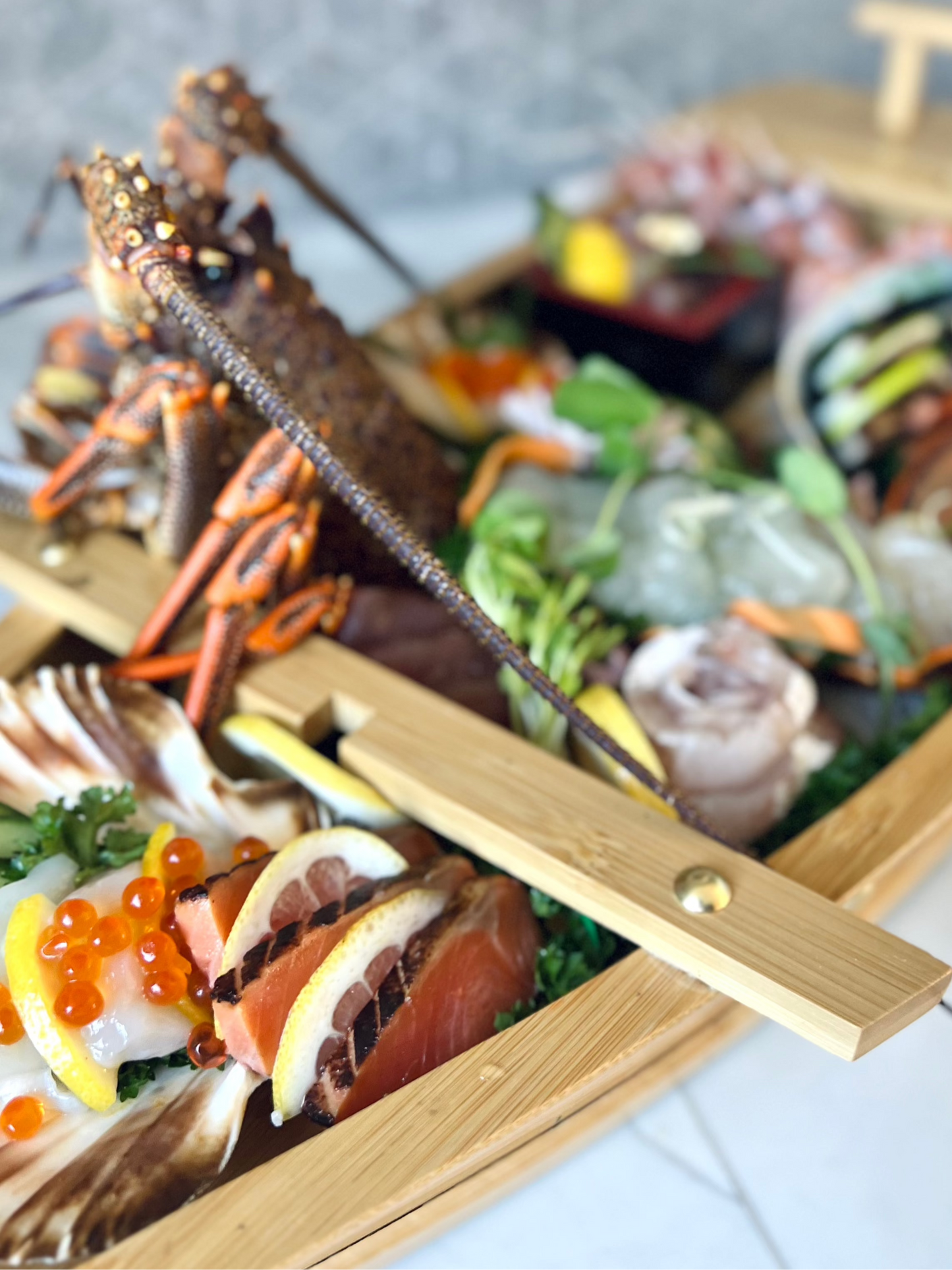 The Lux Sashimi Boat