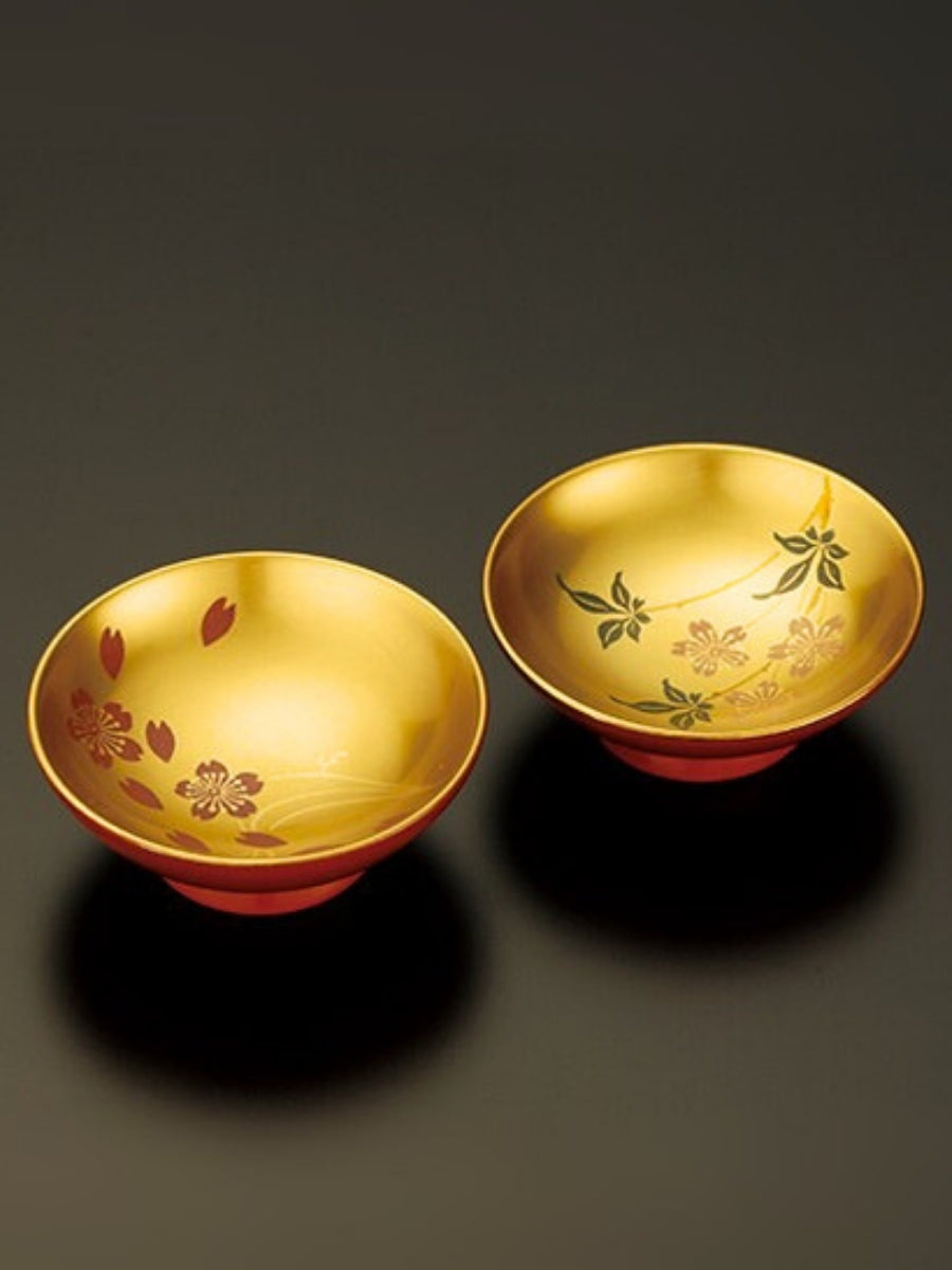 Sakura Meadow ー Aizu Lacquerware Sake Cup