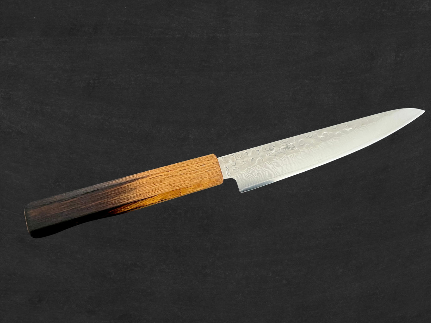 Kohaku Mo.V Hammered Damascus Knife Set