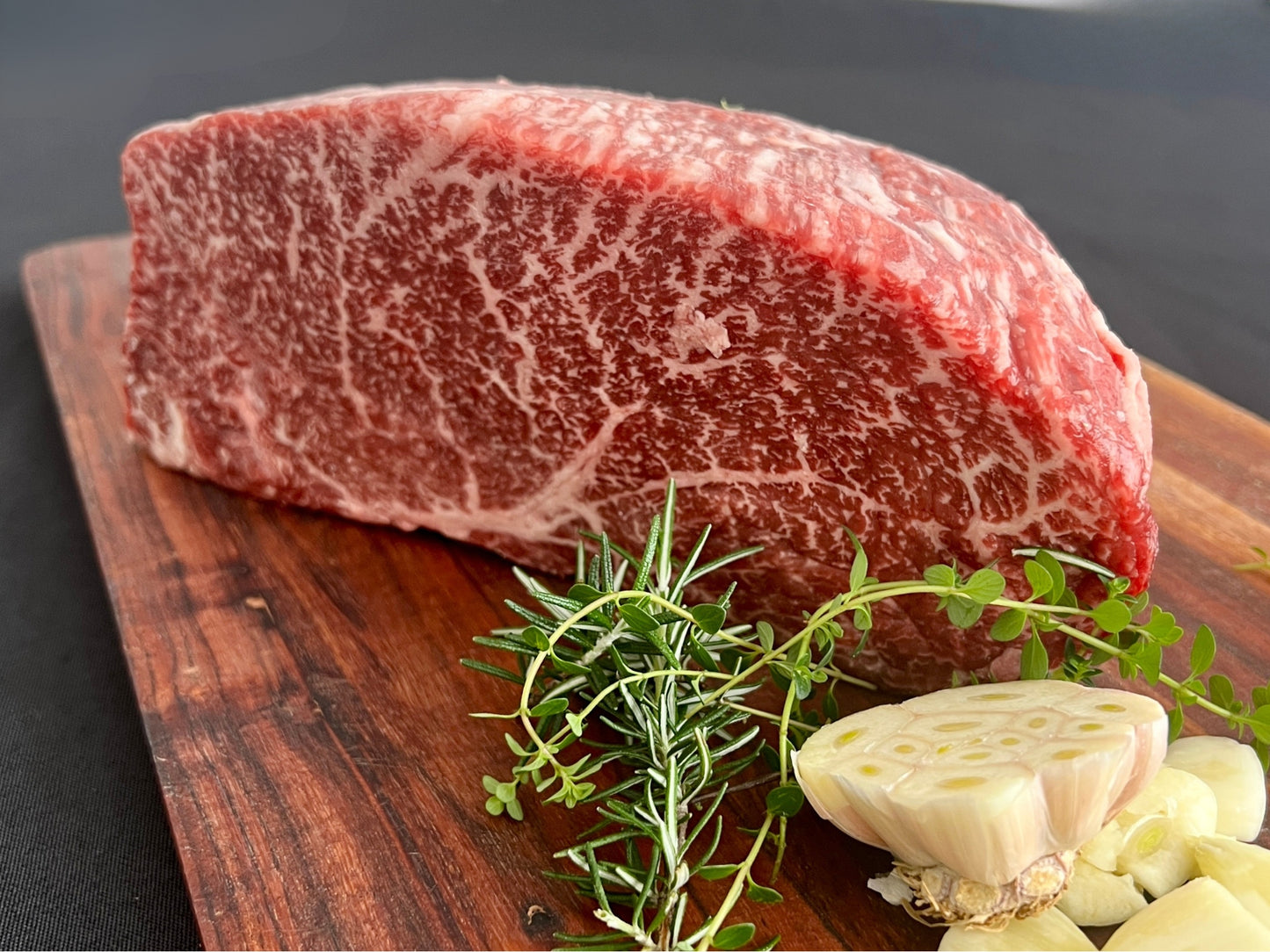 A5 Wagyu Top Sirloin Butt (BMS 12) – Chef-Trimmed Whole Block