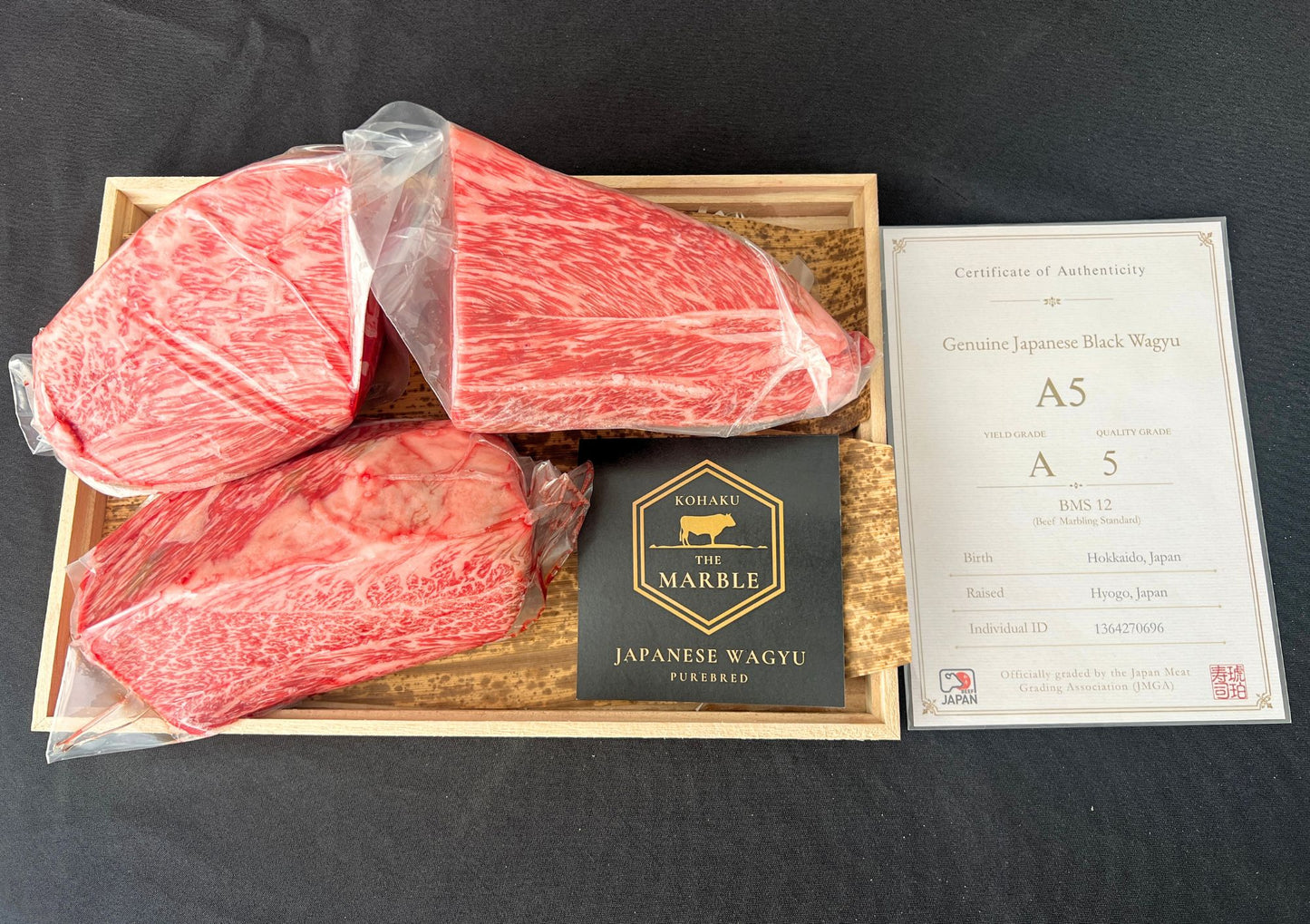A5 Wagyu Top Sirloin Butt (BMS 12) – Chef-Trimmed Whole Block